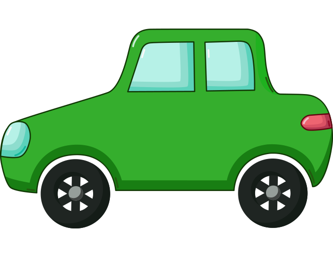 Yeşil otomobil resmi png