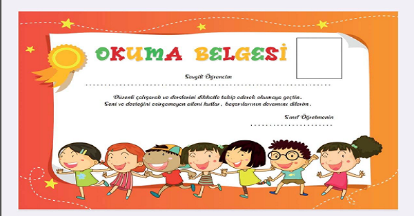 Okuma Belgesi (El Ele Çocuklar)