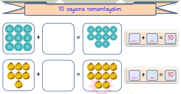 1.Sınıf Matematik Toplama İşlemi 10'a Tamamlama-1