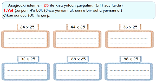 4.Sınıf Matematik Kısa Yoldan Çarpma İşlemi-6