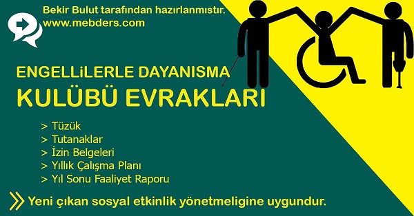 Engellilerle Dayanışma Kulübü Evrakları