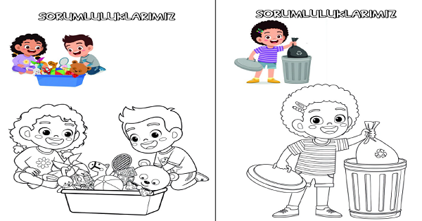 Sorumluluklarımız Boyama Sayfaları