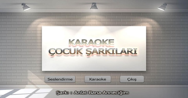 Anlat Bana Anneciğim Karaoke Çocuk Şarkısı