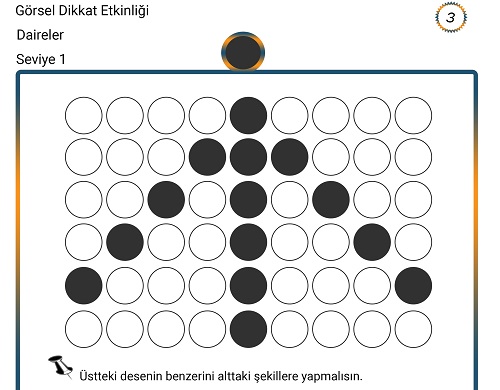 Görsel Dikkat Etkinliği 3 - Seviye 1