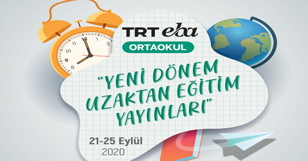 21 Eylül - 25 Eylül Arası EBA TV Ortaokul Yayın Akışı, Dersler, Konular