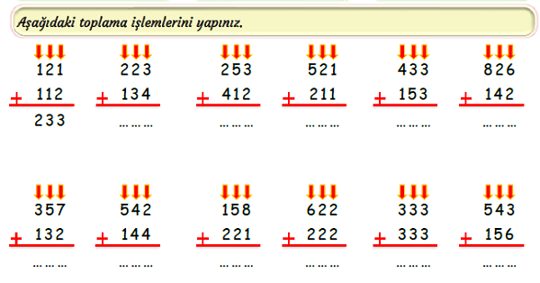 3.Sınıf Matematik Eldesiz Toplama İşlemi-1