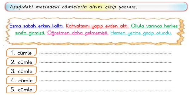 2.Sınıf Türkçe Kurallı ve Kuralsız Cümleler Etkinliği-4