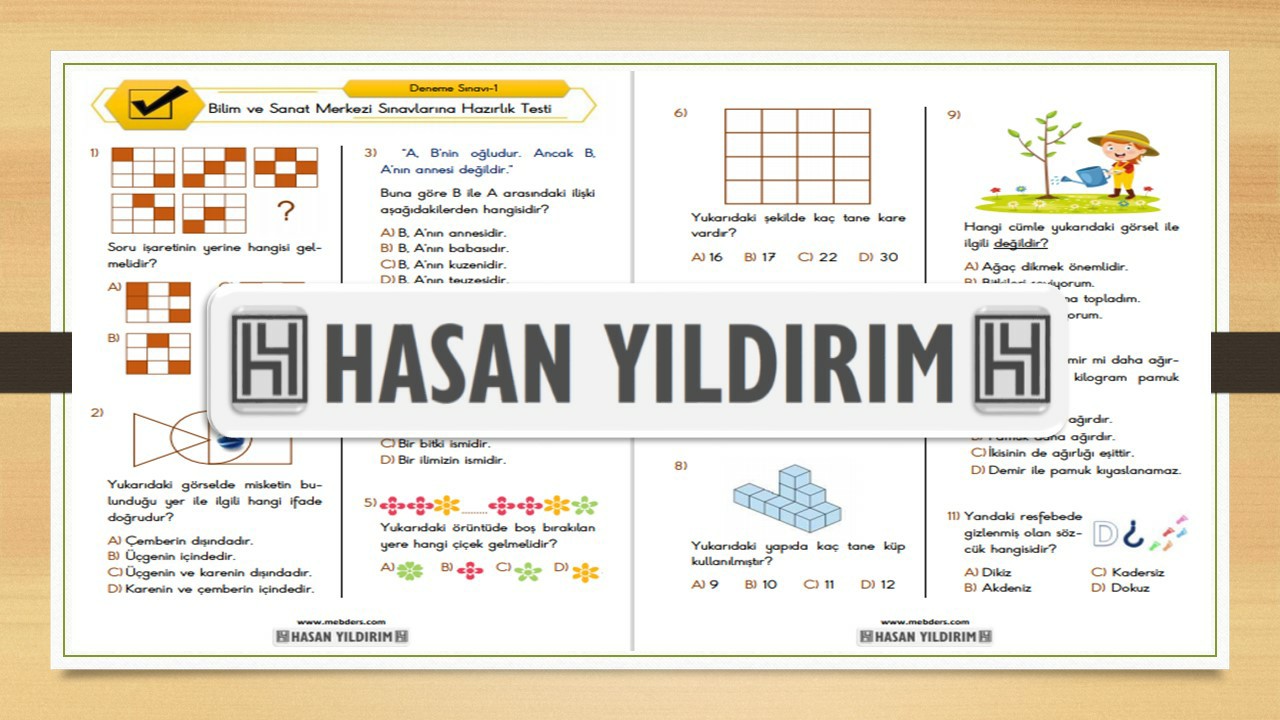 BİLSEM Deneme Sınavı-1