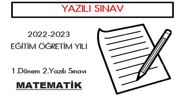 4.Sınıf Matematik 1.Dönem 2.Yazılı Sınavı