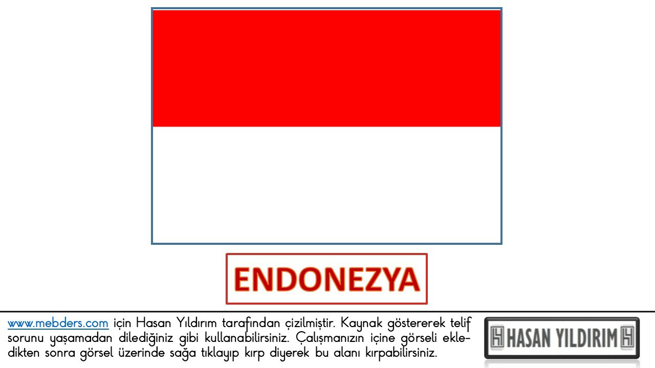 Endonezya Bayrağı PNG