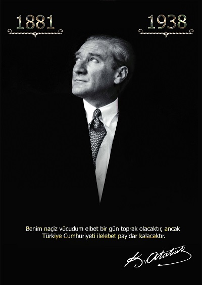 A3 boyutta Atatürk posteri