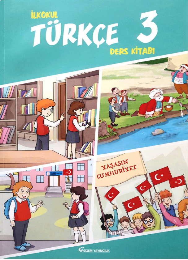 2021-2022 Yılı 3.Sınıf Türkçe Ders Kitabı (Gizem Yayınları) pdf indir