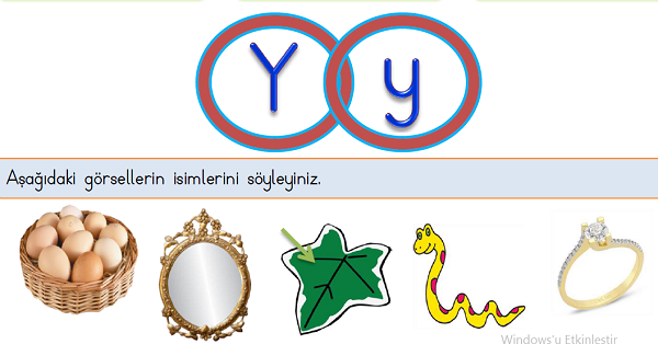 1.Sınıf İlk Okuma Yazma (Y-y) Sesi Tüm Etkinlikler