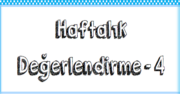 1.Sınıf Haftalık Kazanım Değerlendirme Testi -24. Hafta