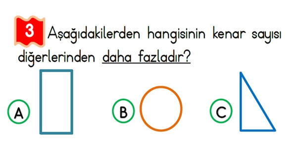 2.Sınıf Matematik Geometrik Şekiller ve Cisimler-Yaprak Test-1