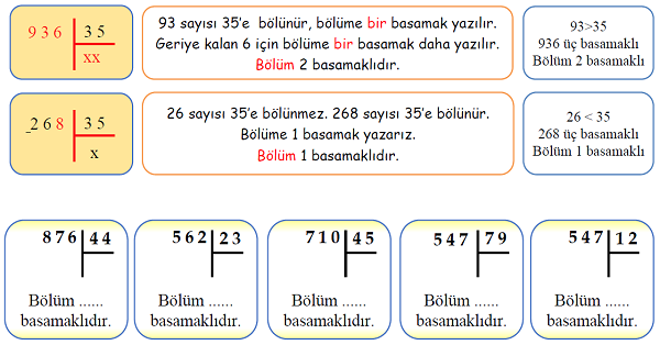 4.Sınıf Matematik Bölme İşlemi (Bölüm Kaç Basamaklı)-2