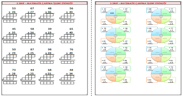 3.Sınıf - Matematik Çarpma İşlemi Etkinliği-21
