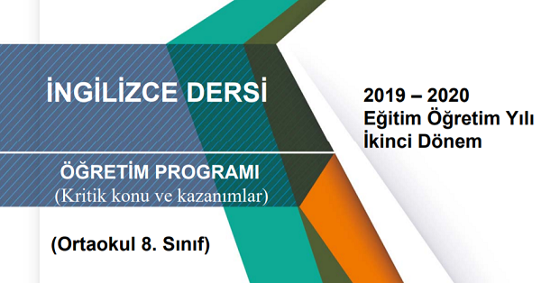 8.Sınıf İngilizce Telafi Programı, Konu ve Kazanımları