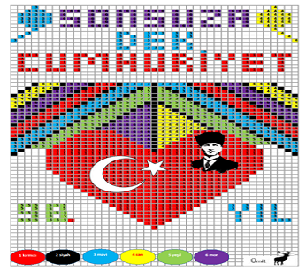 Cumhuriyet Bayramı Kodlama Çalışması 2