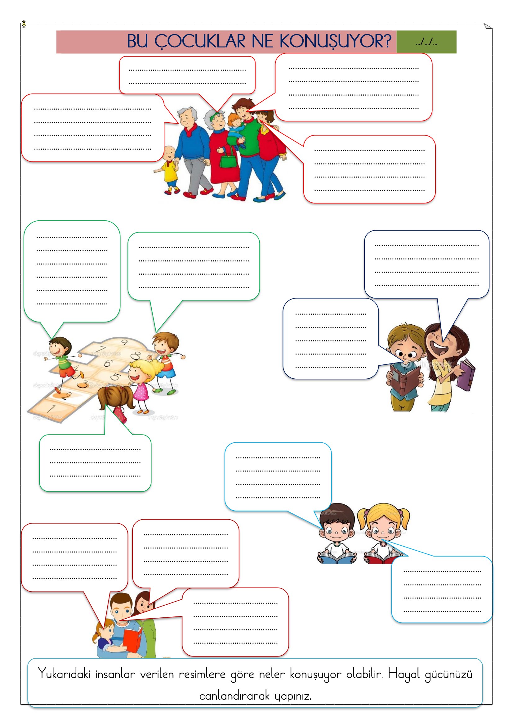 1.Sınıf - Türkçe-Bu Çocuklar Ne Düşünüyor Etkinliği-2