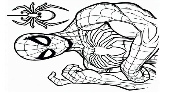 Boyama Çalışması (Örümcek Adam) 1