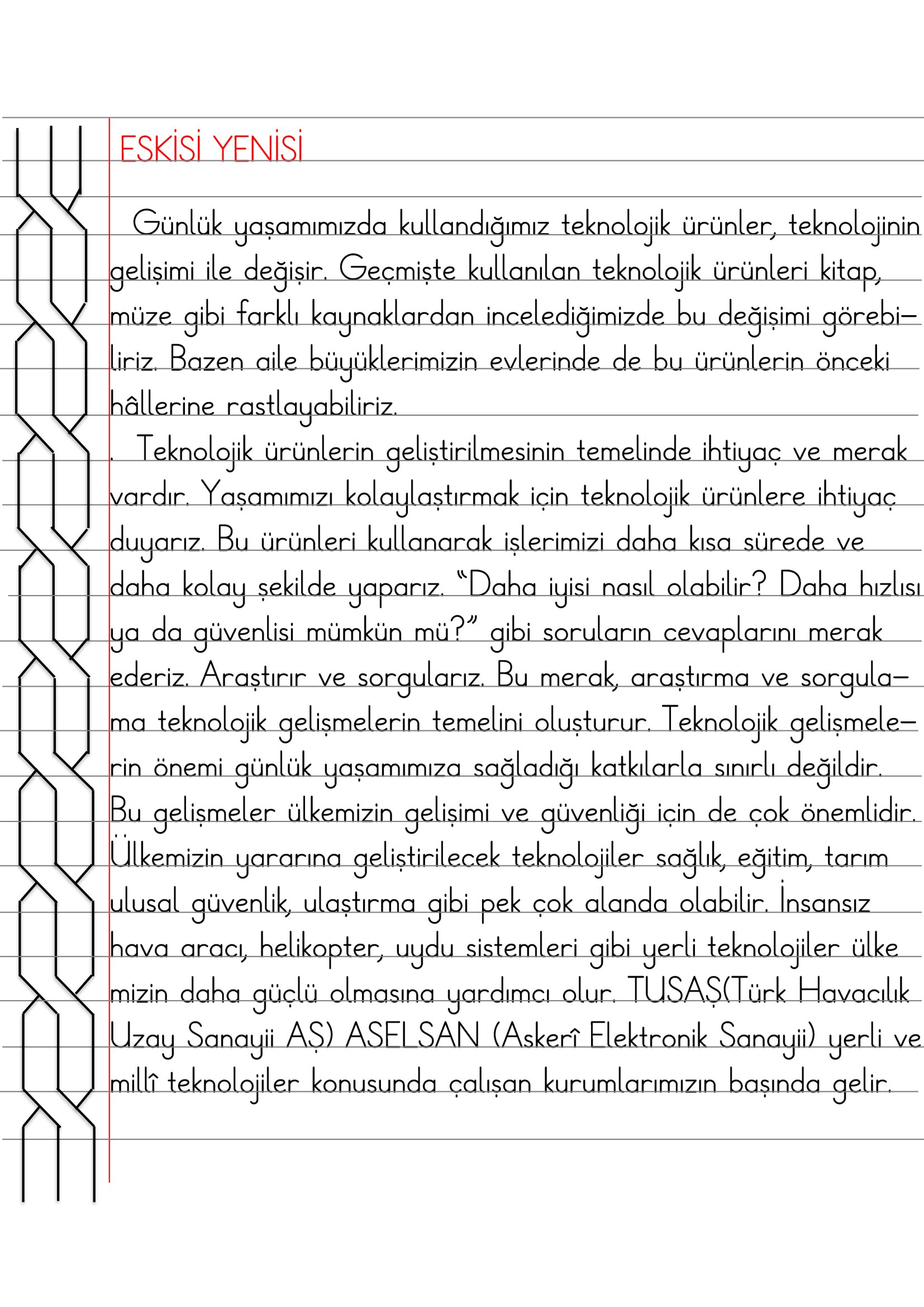2.Sınıf - Hayat Bilgisi Eskisi Yenisi Özeti