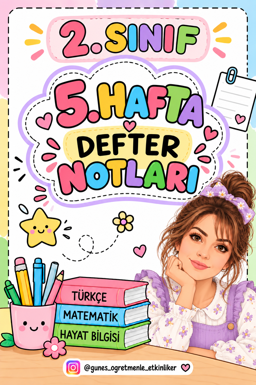 2.Sınıf 5.Hafta Defter Notları