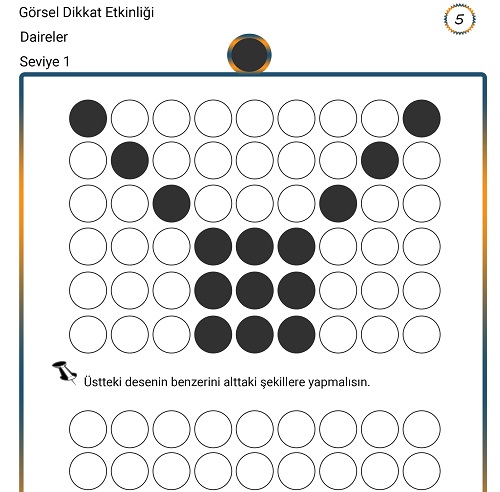 Görsel Dikkat Etkinliği 5 - Seviye 1