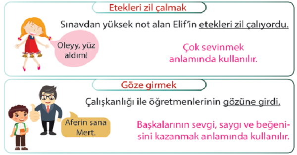 4.Sınıf Türkçe Deyimler Etkinliği