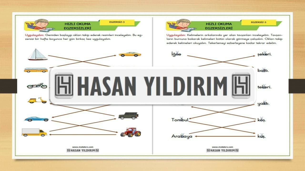 Hızlı Okuma Egzersizleri (Egzersiz-3)