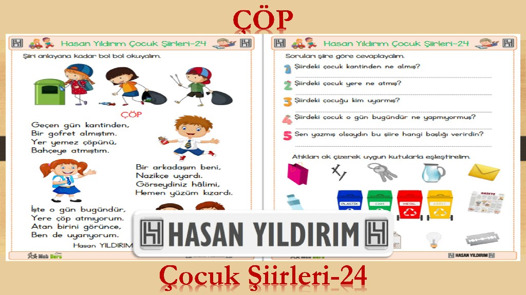 Çöp (Çocuk Şiirleri-24)