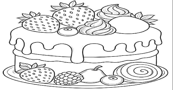 Boyama Çalışması (Yaş Pasta 1)