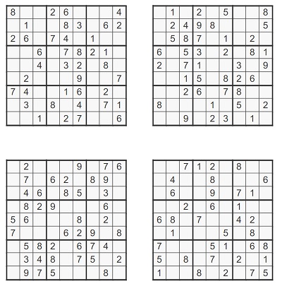 Orta Seviye Sudoku 1