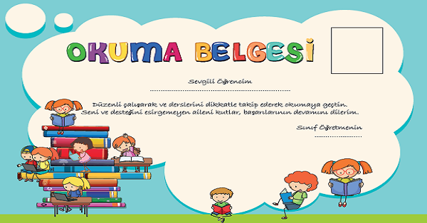 Okuma Belgesi (3 Tane)