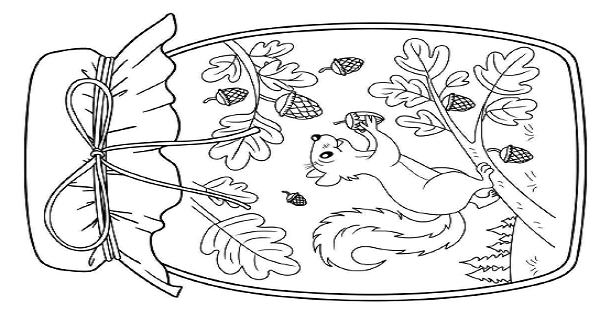 Boyama Çalışması (1.  ve 2. Sınıflara İçin Kavanozdaki Görseller) 1