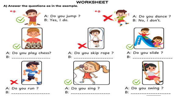 2.Sınıf 6.Ünite At the Playground Çalışma Kağıdı I