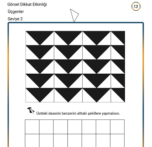 Görsel Dikkat Etkinliği 13 - Seviye 2