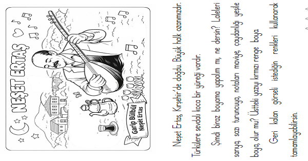 1. Sınıf Türkçe Oku - Anla - Boya -32 (Neşet Ertaş)