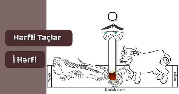 1.Sınıf İlkokuma Harfli Taçlar - İ Sesi