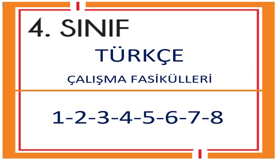 4.Sınıf Türkçe Çalışma Fasikülleri