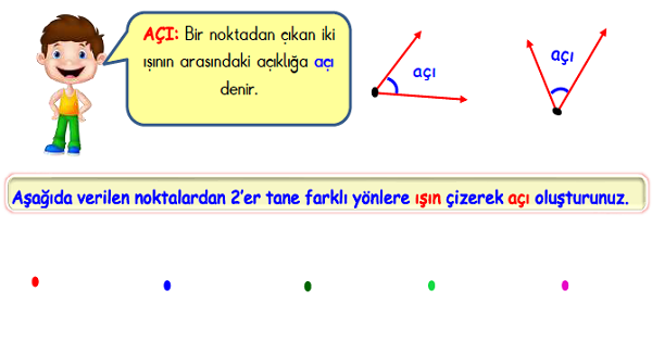 3.Sınıf Matematik Geometride Temel Kavramlar (Açı)-3