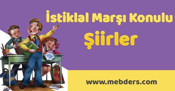 İstiklal marşımızın kabulü konulu şiirler