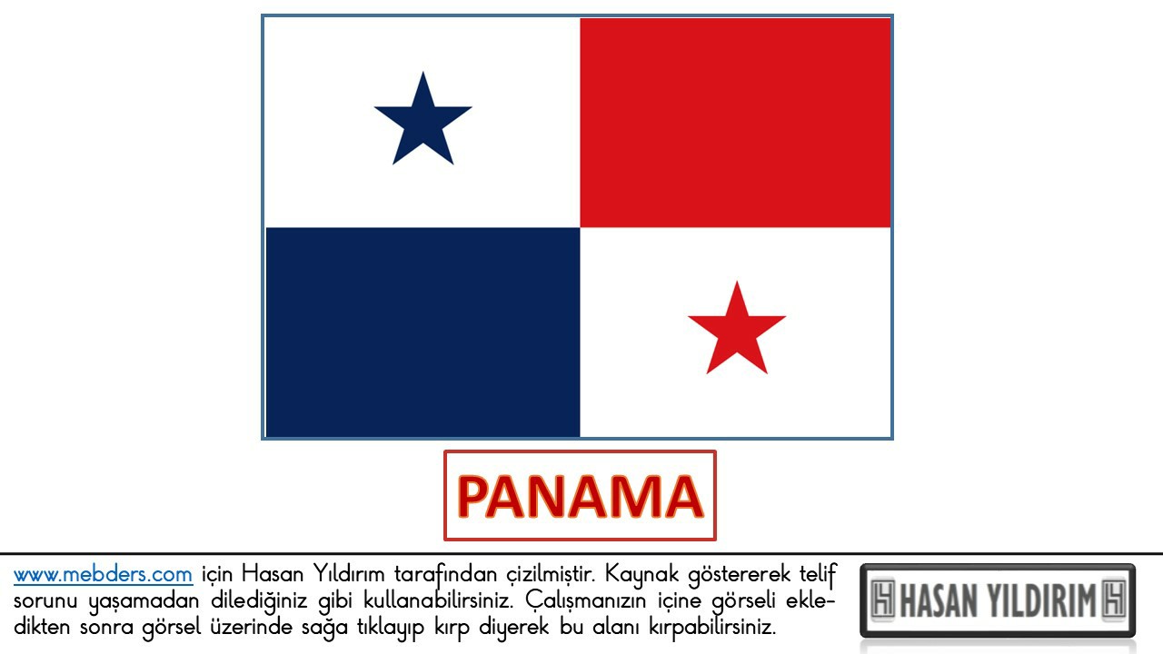 Panama Bayrağı PNG
