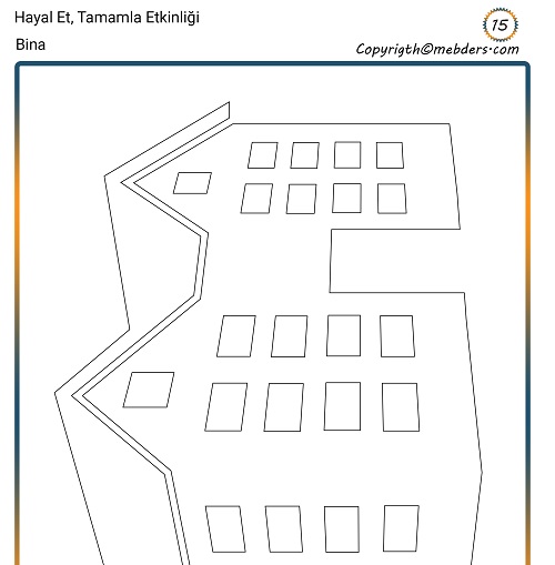 Hayal Et, Tamamla Etkinliği 15 - Bina