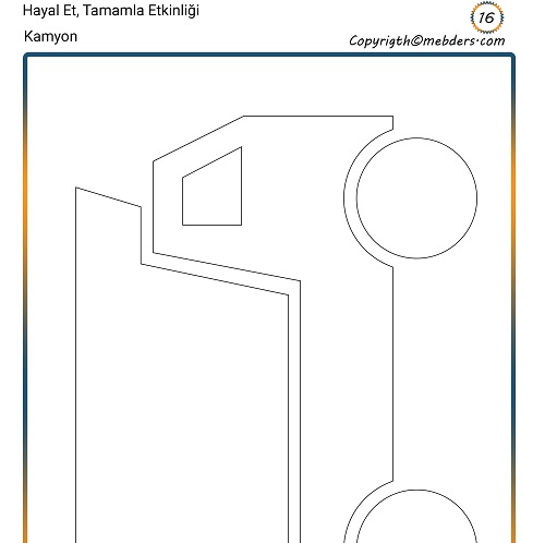 Hayal Et, Tamamla Etkinliği 16 - Kamyon