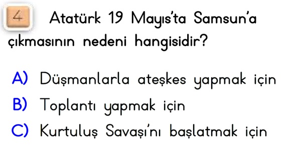 2.Sınıf Hayat Bilgisi Ülkemizde Hayat-Yaprak Test-3