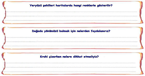 4.Sosyal Bilgiler Yaşadığımız Yer Ünitesi Soru Cevap Etkinliği