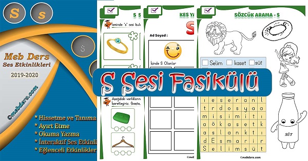 1.Sınıf İlkokuma S Sesi Fasikülü