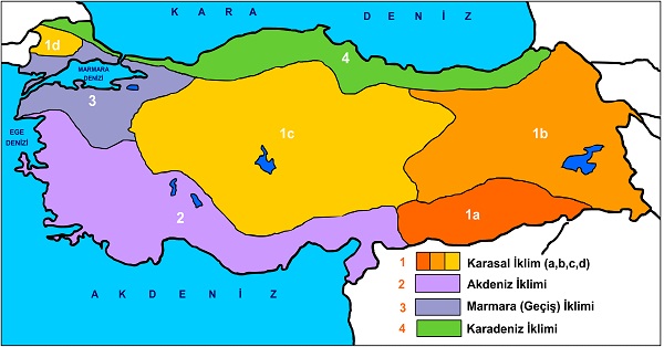 Türkiye İklim Haritası 2