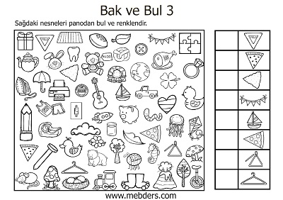 Bak ve Bul Etkinliği 3